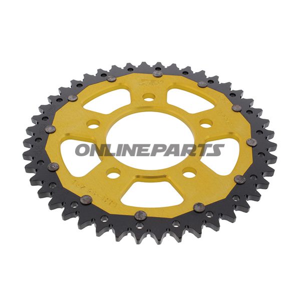 Rear Sprocket Dual 44 Tooth Pitch 525 Goldzf Inner Diameter 080 Bolt Spacing 110