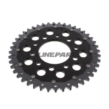 Rear Sprocket Dual 44 Tooth Pitch 525 Blackzf Inner Diameter 080 Bolt Spacing 110