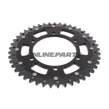 Rear Sprocket Dual 45 Tooth Pitch 525 Blackzf Inner Diameter 120 Bolt Spacing 140