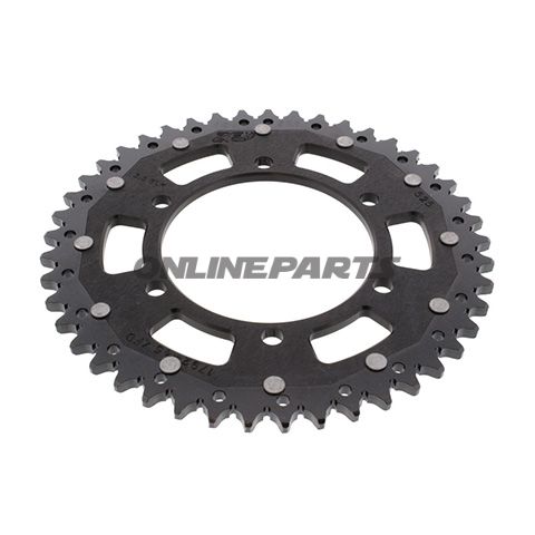 Rear Sprocket Dual 45 Tooth Pitch 525 Blackzf Inner Diameter 120 Bolt Spacing 140