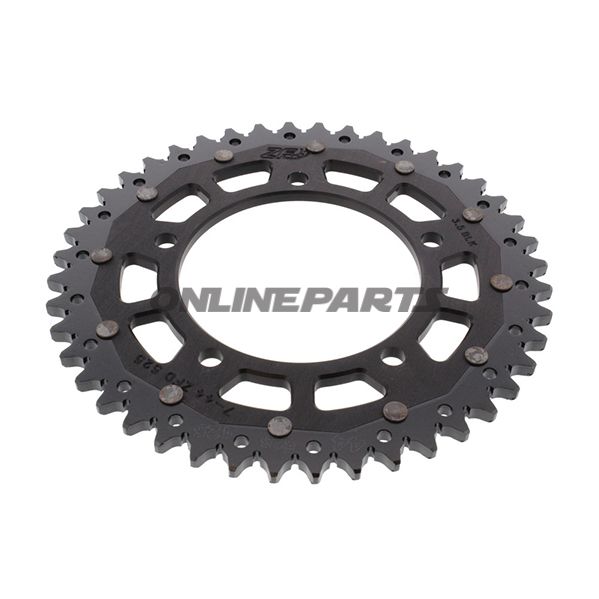 Rear Sprocket Dual 44 Tooth Pitch 525 Blackzf Inner Diameter 110 Bolt Spacing 130.8