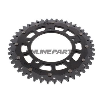 Rear Sprocket Dual 45 Tooth Pitch 525 Blackzf Inner Diameter 110 Bolt Spacing 130.8