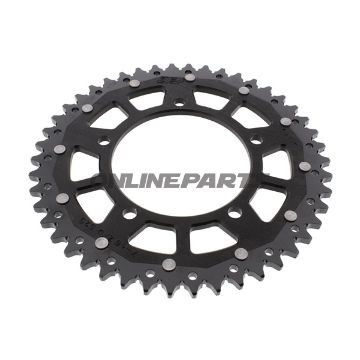 Rear Sprocket Dual 46 Tooth Pitch 525 Blackzf Inner Diameter 110 Bolt Spacing 130.8