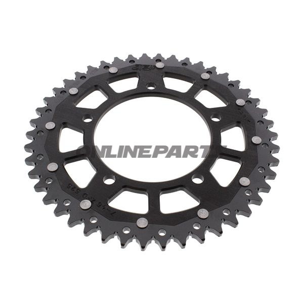 Rear Sprocket Dual 46 Tooth Pitch 525 Blackzf Inner Diameter 110 Bolt Spacing 130.8