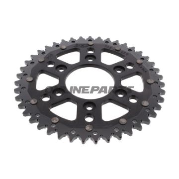 Rear Sprocket Dual 43 Tooth Pitch 525 Blackzf Inner Diameter 073 Bolt Spacing 103