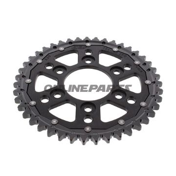 Rear Sprocket Dual 43 Tooth Pitch 530 Blackzf Inner Diameter 073 Bolt Spacing 103