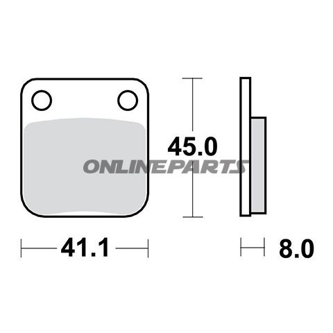 Brake Pads Lc Trwaltn 7320096