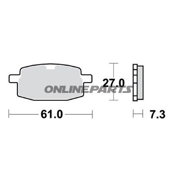 Brake Pads Lc Trwaltn 7320179