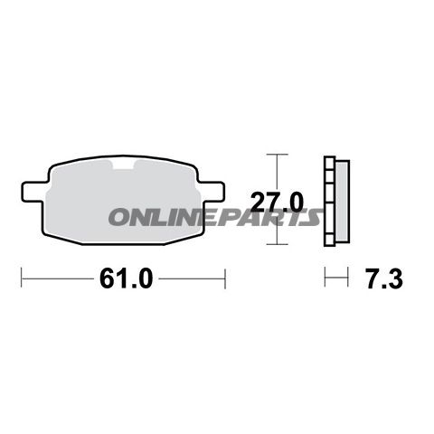 Brake Pads Lc Trwaltn 7320179