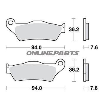 Brake Pads Lc Trwaltn 7320195
