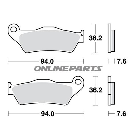 Brake Pads Lc Trwaltn 7320195