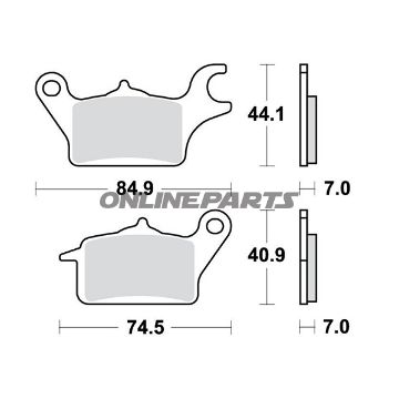 Brake Pads Lc Trwaltn 7370031