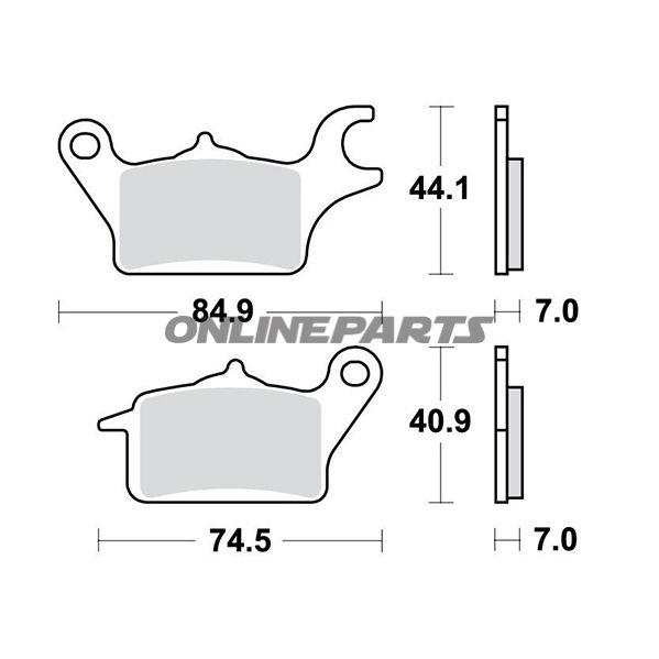Brake Pads Lc Trwaltn 7370031