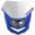 Headlight Mask Halo White/Blue