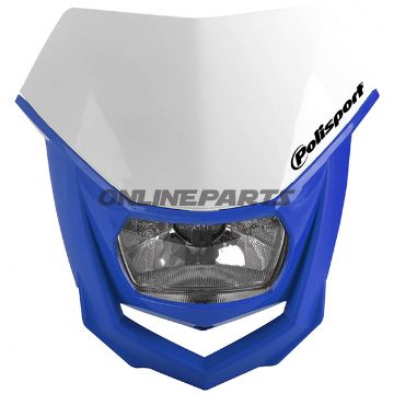 Headlight Mask Halo White/Blue