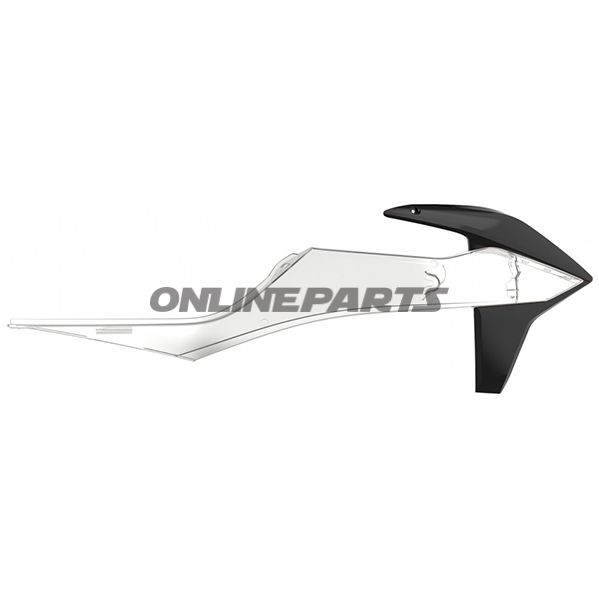 Radiator Scoops Kitblack/Transparent