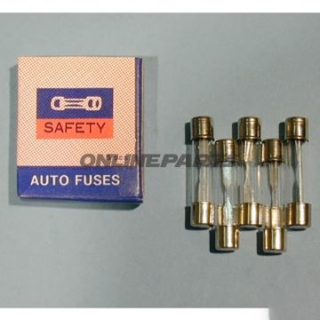 Glass Fuse 30Mm 10A Jmpcont 5 Pcs