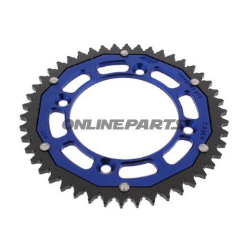 Rear Sprocket Dual 46 Tooth Pitch 420 Bluezf Inner Diameter 100 Bolt Spacing 120