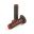 Grips Black/Red Dominodurchmesser 22 Mm. Länge 120 Mm Geschlossen