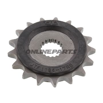 Front Sprocket 17 Tooth Pitch 525Rubber Damper Inner Diameter 25/22.5