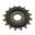 Front Sprocket 16 Tooth Pitch 525Rubber Damper Inner Diameter 25/22.5