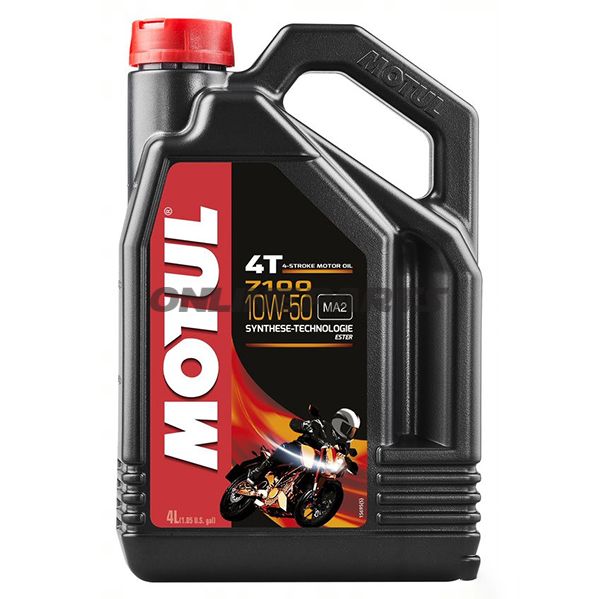 Oil 10W50 4-Stroke 4Lmotul 7100 Synthetic