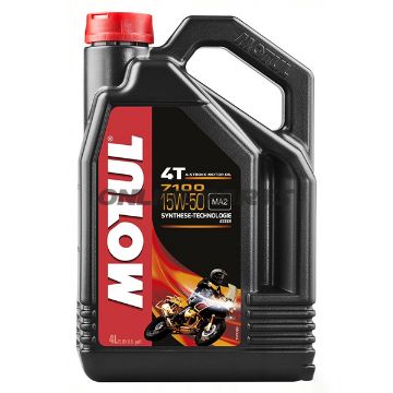 Engine Oil 15W50 4-Stroke 4L Motulsynthetic 7100 Maxx 7140380