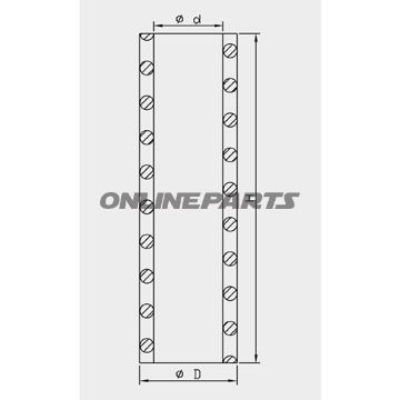 Fork Spring 22N/Mm105 Mm 26 Mm Kayaba