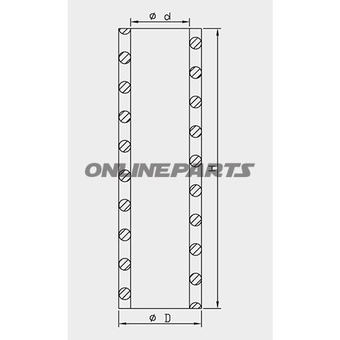 Fork Spring 22N/Mm105 Mm 26 Mm Kayaba