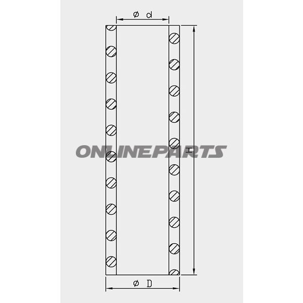 Fork Spring 20N/Mm90 Mm 26 Mm Kayaba