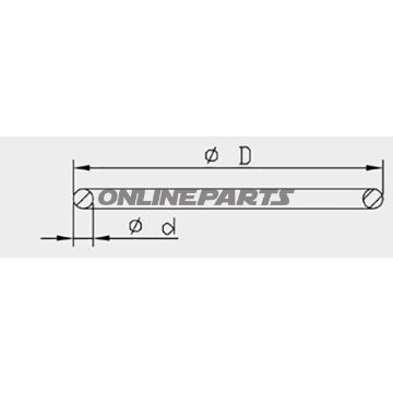 O-Ring For Kompressionskolb Fork Kyb