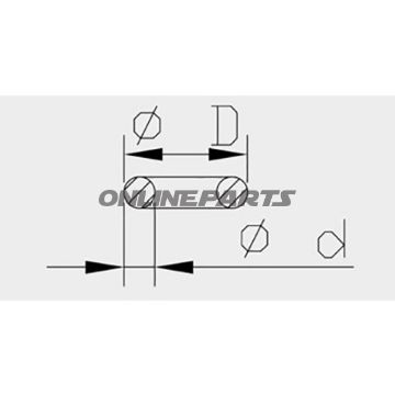 O-Ring Unter Federfuehrfork Kyb