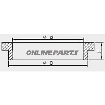 Zylinderkappe Suspension Strut50/16 Mm Kayaba