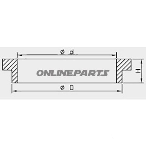 Zylinderkappe Suspension Strut50/16 Mm Kayaba