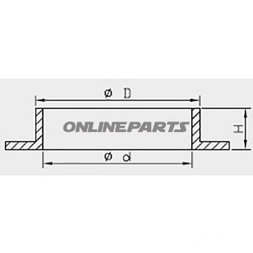 Federsitz Suspension Strut Steel50 Mm Kayaba