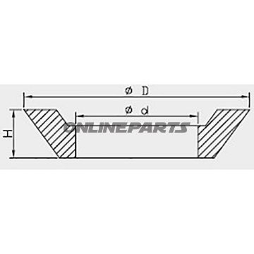 Spacer Suspension Strutalu Kyb