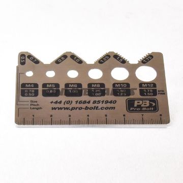 Thread Gauge Bolt Sizerprobolt Stainless Steel A2