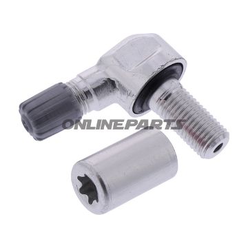 Vent Angle Alu Schraderfor Rdks 8.5Mm Silver