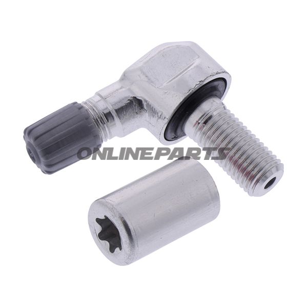 Vent Angle Alu Schraderfor Rdks 8.5Mm Silver