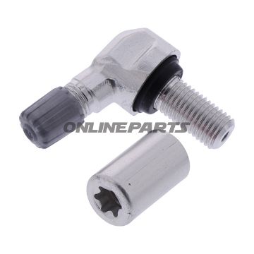 Vent Angle Alu Schraderfor Rdks 11.5Mm Silver