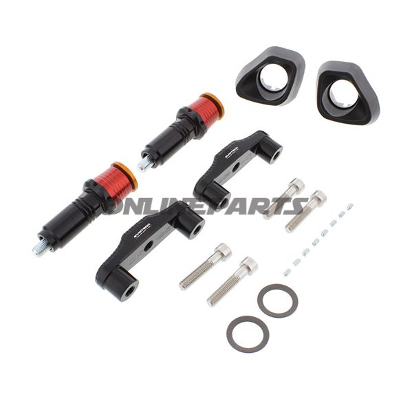 Mounting Kit + Crash Pad Evotechorange