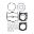 Topend Gasket Kit Athenafor Standard Cylinder Kit