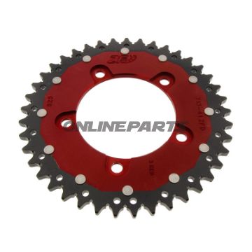 Rear Sprocket Dual 41 Tooth Pitch 525 Redzf Inner Diameter 100 Bolt Spacing 120