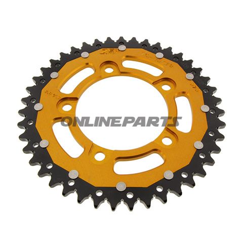 Rear Sprocket Dual 43 Tooth Pitch 525 Goldzf Inner Diameter 100 Bolt Spacing 120