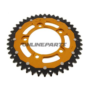 Rear Sprocket Dual 44 Tooth Pitch 525 Goldzf Inner Diameter 100 Bolt Spacing 120