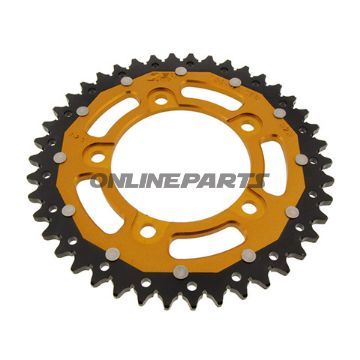 Rear Sprocket Dual 42 Tooth Pitch 525 Goldzf Inner Diameter 100 Bolt Spacing 120