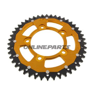 Rear Sprocket Dual 46 Tooth Pitch 525 Goldzf Inner Diameter 100 Bolt Spacing 120