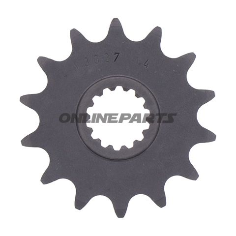 Front Sprocket 14 Tooth Pitch 420Narrow Spline Inner Diameter 17.4/20.5