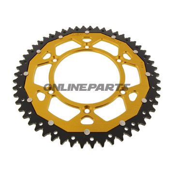 Rear Sprocket Dual 54 Tooth Pitch 520 Goldzf Inner Diameter 125 Bolt Spacing 150