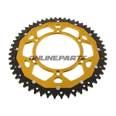 Rear Sprocket Dual 54 Tooth Pitch 520 Goldzf Inner Diameter 125 Bolt Spacing 150